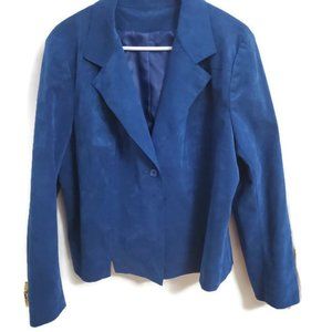 Vintage Ultrasuede Nat Kaplan Blue jacket